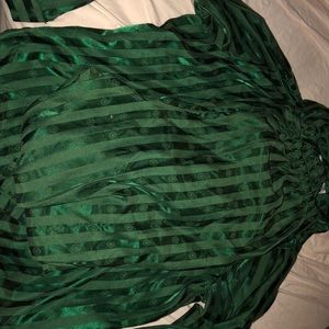 Women’s long sleeve Green pajama set